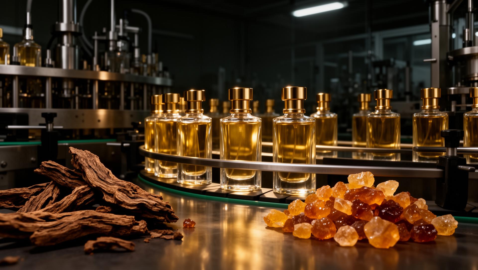 Luxury perfume manufacturing facility